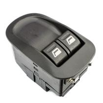 Botão do Vidro Elétrico Peugeot 206 207 1998 a 2015 Dianteiro Lado Motorista Led Laranja 6 Vias - Gauss - GE2316