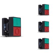 Botão Duplo Comando Faceado Steck SLPDNR Max Botton IP40