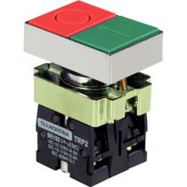 Botão Duplo Tramontina TRP2-BL8325 1NA+1NF Base de Metal
