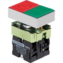 Botão Duplo Tramontina TRP2-BL8325 1NA+1NF Base de Metal