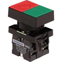 Botão Duplo Tramontina TRP2-EL8325 1NA+1NF Base de Plastico Botão Duplo Tramontina TRP2-EL8325 1NA+1NF Base de Plastico