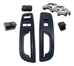 Botão E Moldura Puxador de Vidro do Gol G5 G6 G7 G8 Moldura Original