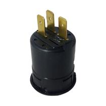 Botao farol 12v preto kostal mb caminhao mercedes 88