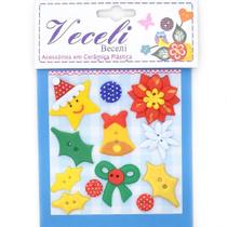 Botão Feito a Mão Veceli - Kit Estrela Natal Botão Feito a Mão Veceli - Kit Estrela Natal