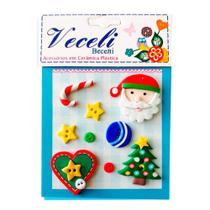 Botão Feito a Mão Veceli - Kit Noel