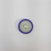 Botão Forrado Lilás 24mm com Pé 15Un 30Un 60Un confecção roupas artesanato casaco Botões 44614V