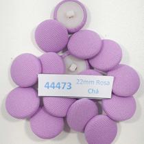 Botão Forrado Lilás Claro 22mm com Pé 25Un 50Un 100Un confecção artesanatos camisas casaco Botões 44473V