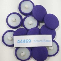 Botão Forrado Roxo 22mm com Pé 25Un 50Un 100Un vestidos uniformes casacos blazer Botões 44469V