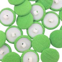 Botão Forrado Verde 22mm com Pé 25Un 50Un 100Un confecção camisas vestidos casaco Botões 44480V