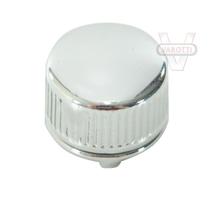 Botão Frances 19 mm Zamac Cromado Estriado Botão Frances 19 mm Zamac Cromado Estriado