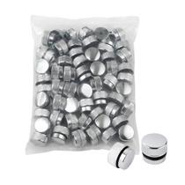 Botão Frances Espelhos Plastico Pacote Com 100 Unidades Botão Frances Espelhos Plastico Pacote Com 100 Unidades