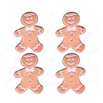 Botão Gingers - 4 unid