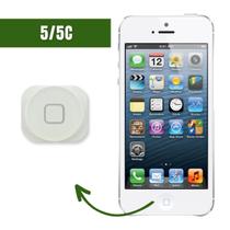 Botão home estático compatível com iPhone 5 5G 5C branco - iMonster