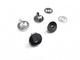Botão Imã 14mm para Bolsas Niquelado - Kit com 200 Unidades