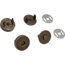 Botão Imã Comum 18Mm - 100 Und - Ouro Velho Botão Imã Comum 18Mm - 100 Und - Ouro Velho
