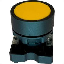 Botao Impulsao Steck Normal Amarelo Slprn3