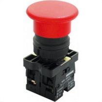 Botao Impulsao Steck Soco Vermelho 40Mm Slpfn1M4