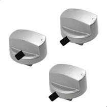 Botão Inox Forno Elétrico Electrolux Oe7mx Oe8mx Og8mx 3 Pçs Botão Inox Forno Elétrico Electrolux Oe7mx Oe8mx Og8mx 3 Pçs