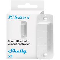 Botão Inteligente Bluetooth Shelly BLU RC Button 4 Com Suporte Magnetico BTHome Botão Inteligente Bluetooth Shelly BLU RC Button 4 Com Suporte Magnetico BTHome