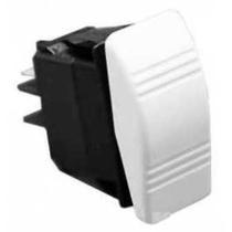 Botão Interruptor 3 Funções On/Off/On Liga Desliga e Liga Cor Branco Botão Interruptor 3 Funções On/Off/On Liga Desliga e Liga Cor Branco