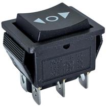 Botão Interruptor Chave Gangorra Com retenção On/Off/On 6 Pinos 3 Posições Botão Interruptor Chave Gangorra Com retenção On/Off/On 6 Pinos 3 Posições