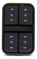 Botão Interruptor De Vidro Elétrico Quadruplo Led ul Agile