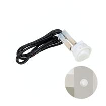 Botão Interruptor Gota Bolinha Redondo Branco de Embutir Para Led Em Móveis Nuze