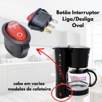 Botão Interruptor Liga Desliga Cafeteira Oval Botão Interruptor Liga Desliga Cafeteira Oval