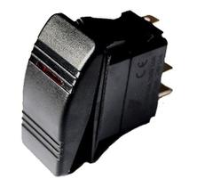 Botão Interruptor On/Off Liga Desliga Iluminado cor Preta Botão Interruptor On/Off Liga Desliga Iluminado cor Preta