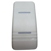 Botão Interruptor On-Off-On Branco 4 Pinos 12V 24V