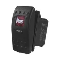 Botão Interruptor P/ Buzina Led Vermelho 12-24v P/Embarcações Botão Interruptor P/ Buzina Led Vermelho 12-24v P/Embarcações