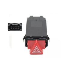 Botão Interruptor Pisca Alerta Audi A3 A4 A6 A8 Conector Com 10 Pinos