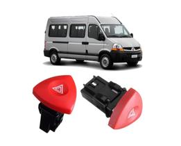 Botão Interruptor Pisca Alerta Renault Master 2010 Até 2013