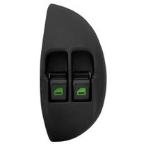 Botão Interruptor Vidro Elétrico Duplo Palio 1996-2002 Verde Esquerdo