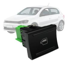 Botao Interruptor Vidro Eletrico LE G6 Simples 1 Estagio