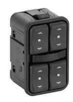 Botão Interruptor Vidro Elétrico Quadruplo Agile 4 Portas