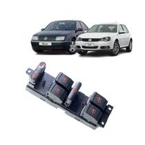 Botão Interruptor Vidro Elétrico Vw Golf Passat Bora C/Trava Botão Interruptor Vidro Elétrico Vw Golf Passat Bora C/Trava