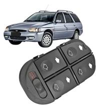 Botão Interruptor Vidro Quadruplo Escort Zetec Sw 1997 até 2002 Com Bloqueio Botão Interruptor Vidro Quadruplo Escort Zetec Sw 1997 até 2002 Com Bloqueio