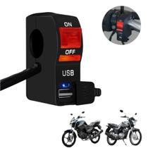 Botao liga/desliga carregador usb univ - stallion