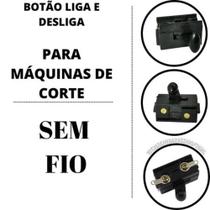 Botão liga desliga maquina de corte Kmei WMrk Modelos Chinesa Botão liga desliga maquina de corte Kmei WMrk Modelos Chinesa