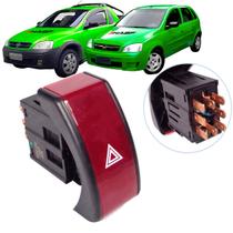 Botão Luz Pisca Alerta Emergência Corsa Montana 2002 A 2012 Botão Luz Pisca Alerta Emergência Corsa Montana 2002 A 2012