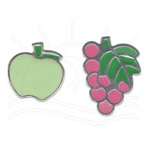 Botão Maçã/Uva - 2 unid