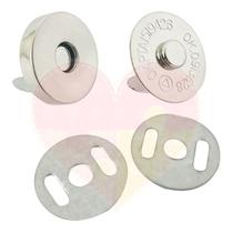 Botão Magnético Para Bolsas Imantado 18mm Não Enferruja 10un