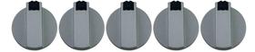 Botão Manipulador Prata Para Fogão Cooktop Philco 5 Bocas Botão Manipulador Prata Para Fogão Cooktop Philco 5 Bocas