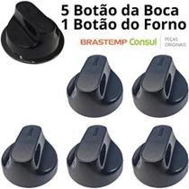 Botão Manipulo P/ Fogão Brastemp Consul Boca e Forno Cfo4 Cfs5 Cfs6