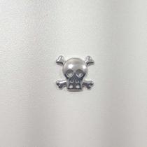 Botão Metal Prata 14mm 2 Furos Caveira 15Un 100Un 200Un vestidos uniformes casacos blazer Botões 44624V