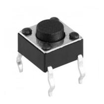 Botão Microchave Push Button 4 Pinos - 10 Peças - 6x6x5 Mm