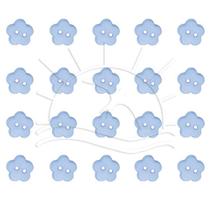 Botão Mini Flor - 40 unid