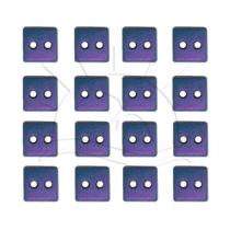 Botão Mini Quadrado - 40 unid