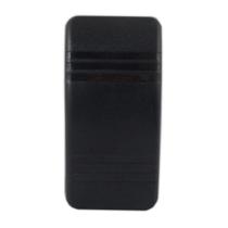 Botão Náutico Momentâneo Marinizado Preto Com LED Vermelho 12V/24V 3 Pinos